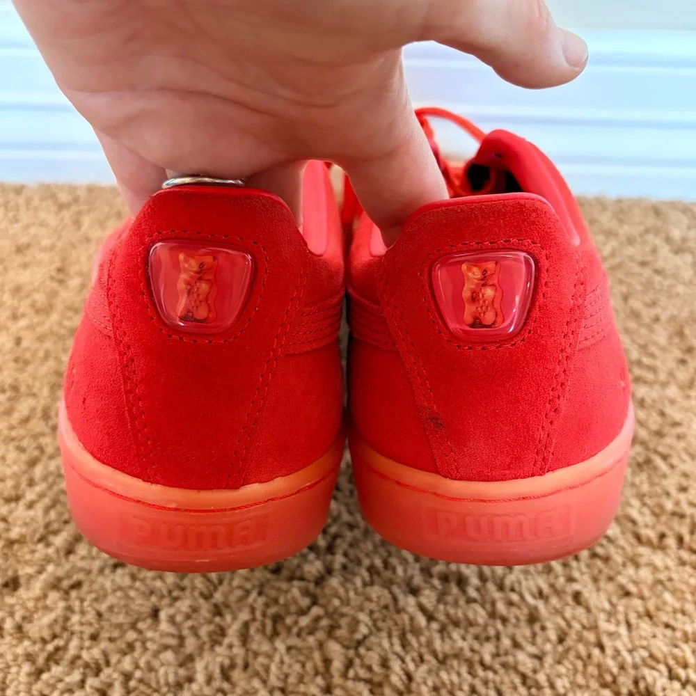 PUMA x Haribo Red Poppy Suede Classic Lace Up Sneakers Casual Shoes Mens US 10